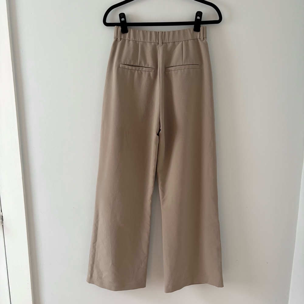 Abercrombie & Fitch Sloane Tailored Pants Wide Leg Trouser High Rise Curve Love - Picture 4 of 6